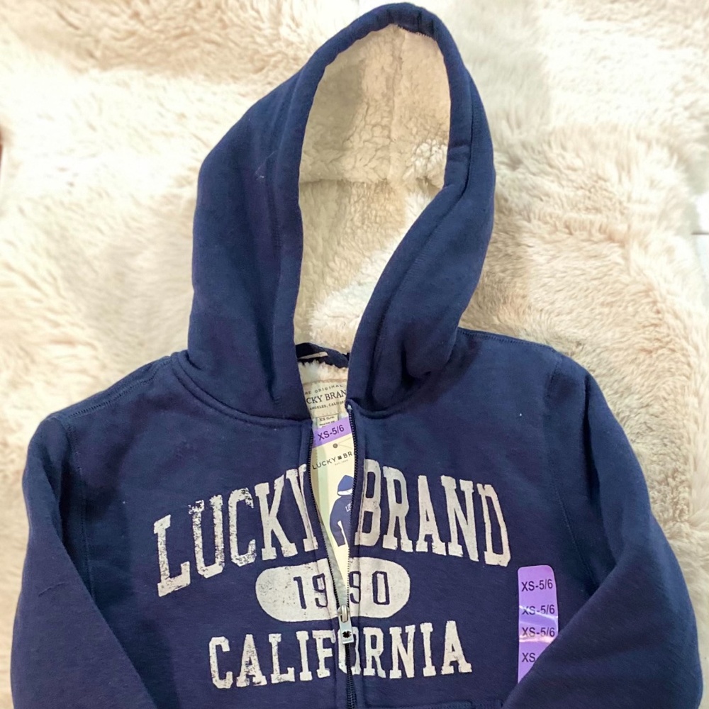 Luck Brand Zip Up Hoodie